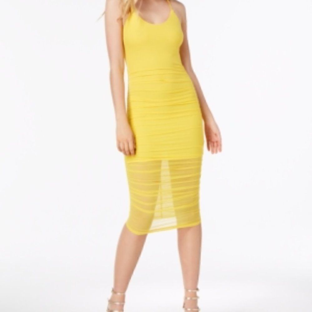 Material Girl Juniors' Ruched Crisscross Size M